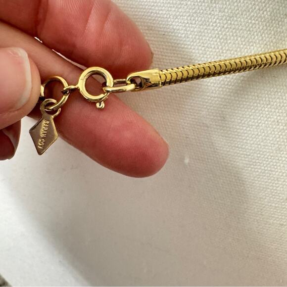 Vintage Sarah Coventry Gold Tone Extra Long Chain Necklace Womens Costume - Picture 2 of 7